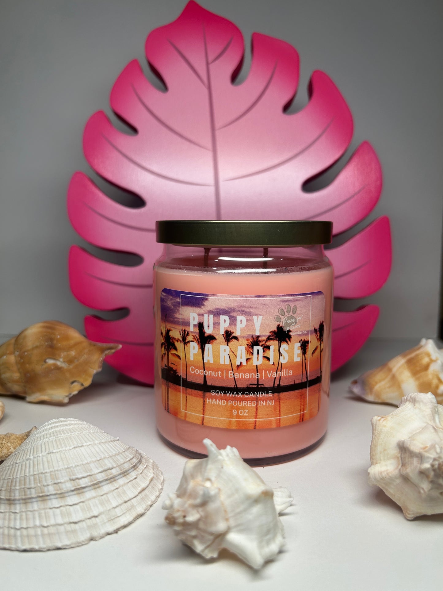 Puppy Paradise 9oz Soy Wax Candle