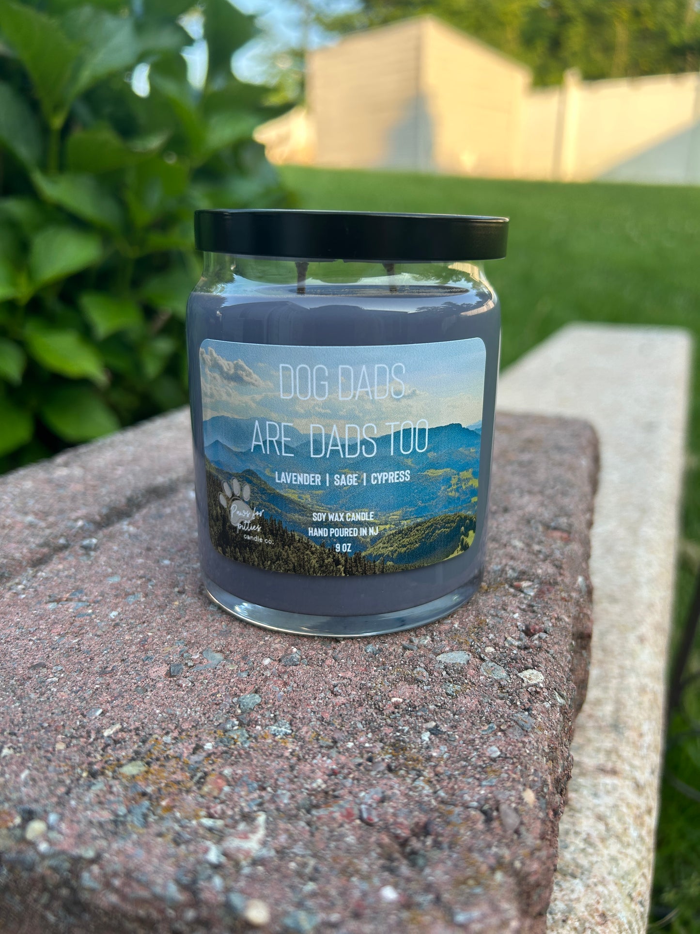 Dog Dads are Dads too 9oz Soy Wax Candle