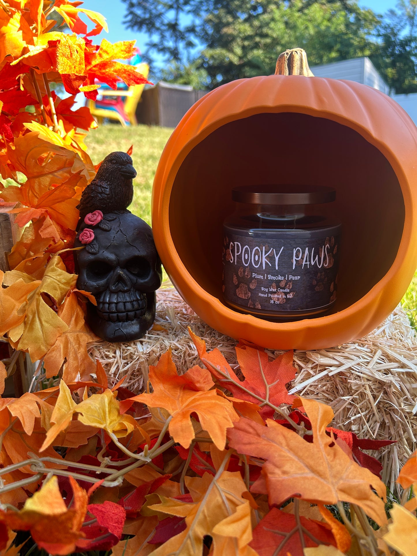 Spooky Paws 16oz Soy Wax Candle