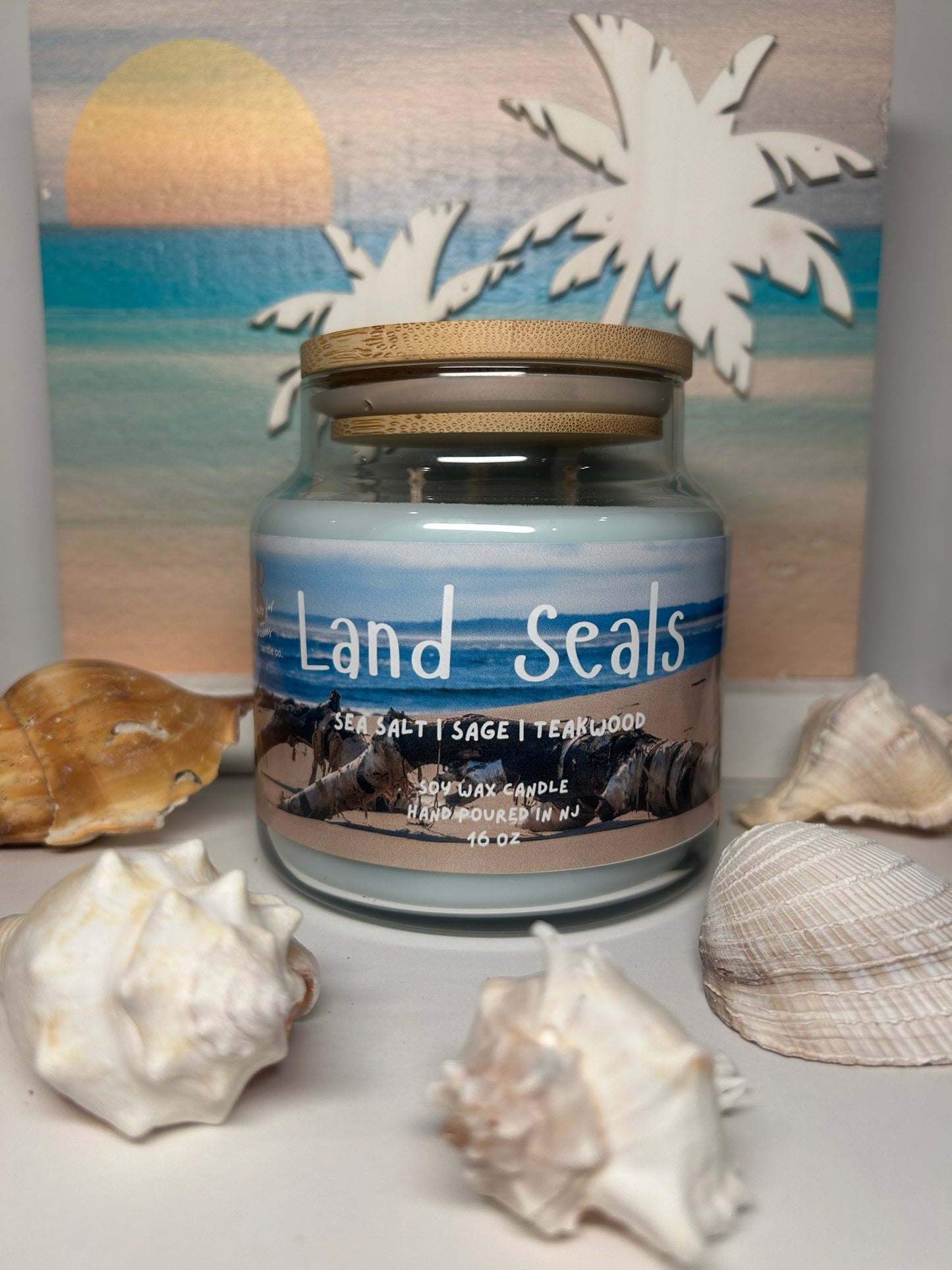 Land Seals 16oz Soy Wax Candle