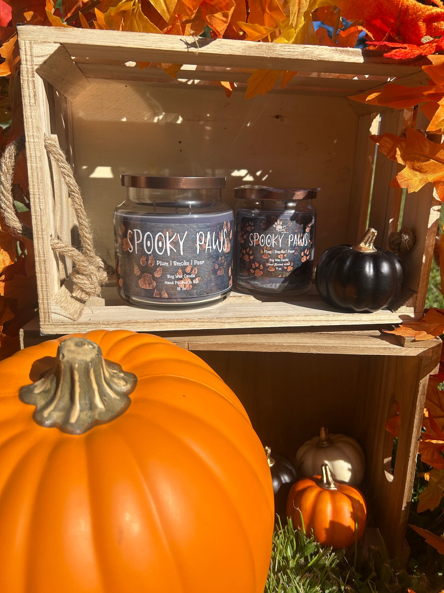 Spooky Paws 9oz Soy Wax Candle