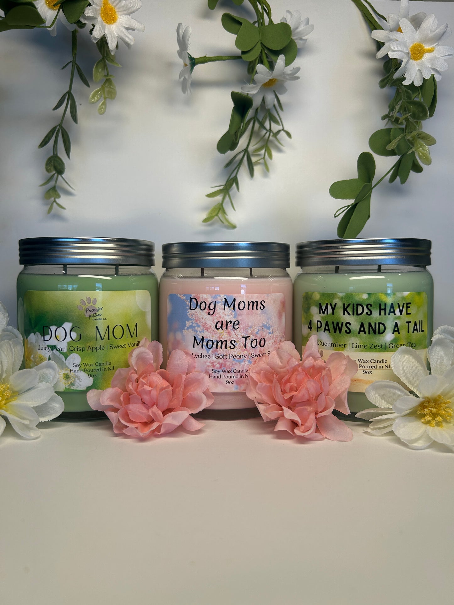My Kids have 4 Paws and a Tail 9oz Soy Wax Candle