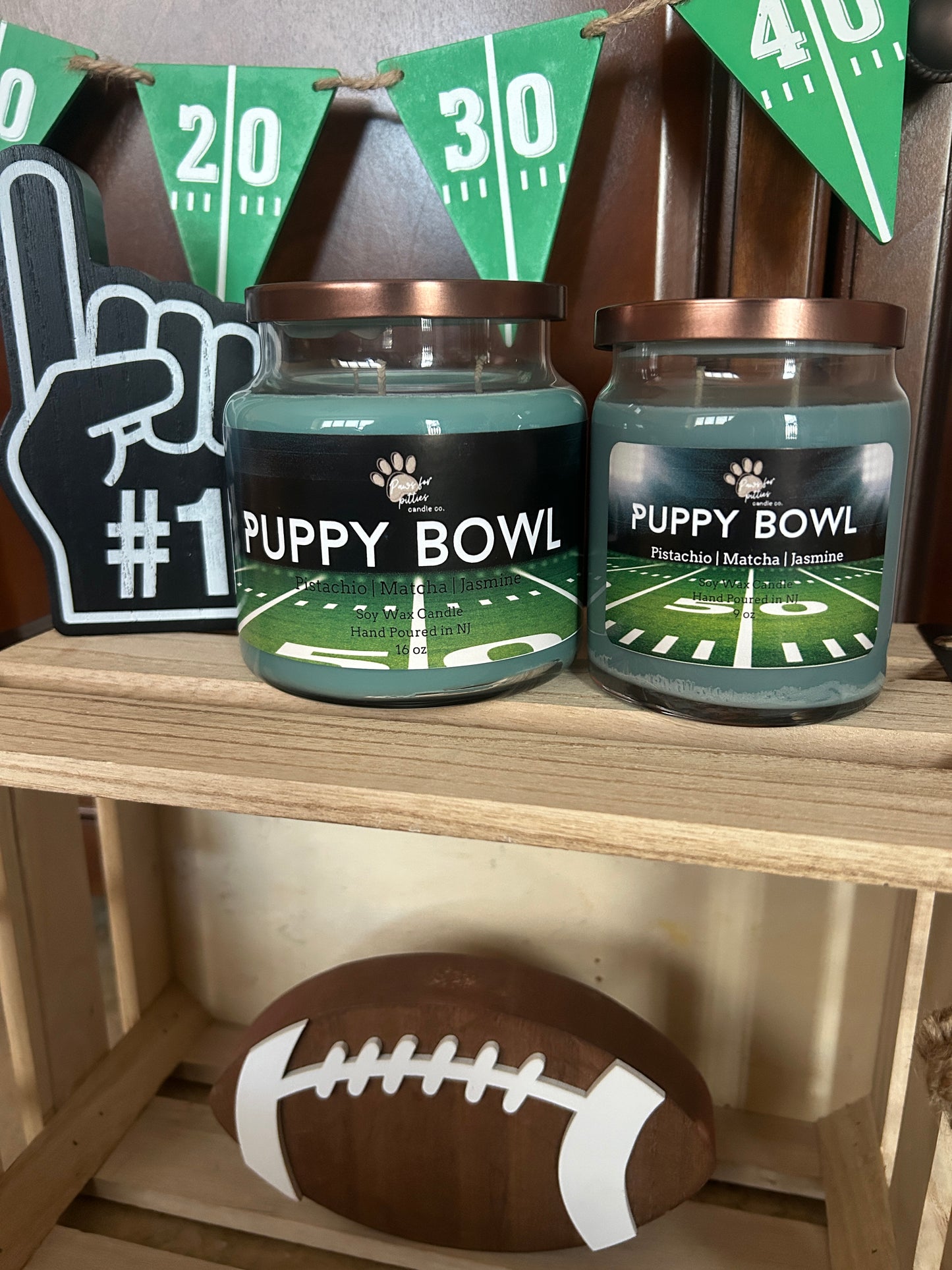 Puppy Bowl 9oz Soy Wax Candle