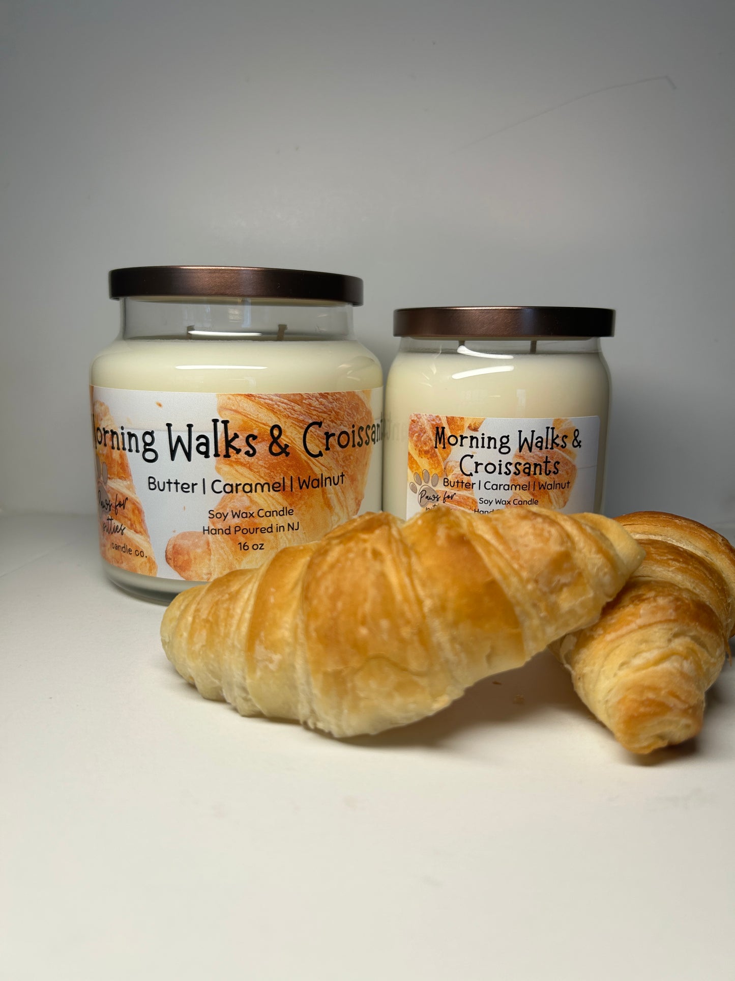 Morning Walks & Croissants 9oz Soy Wax Candle