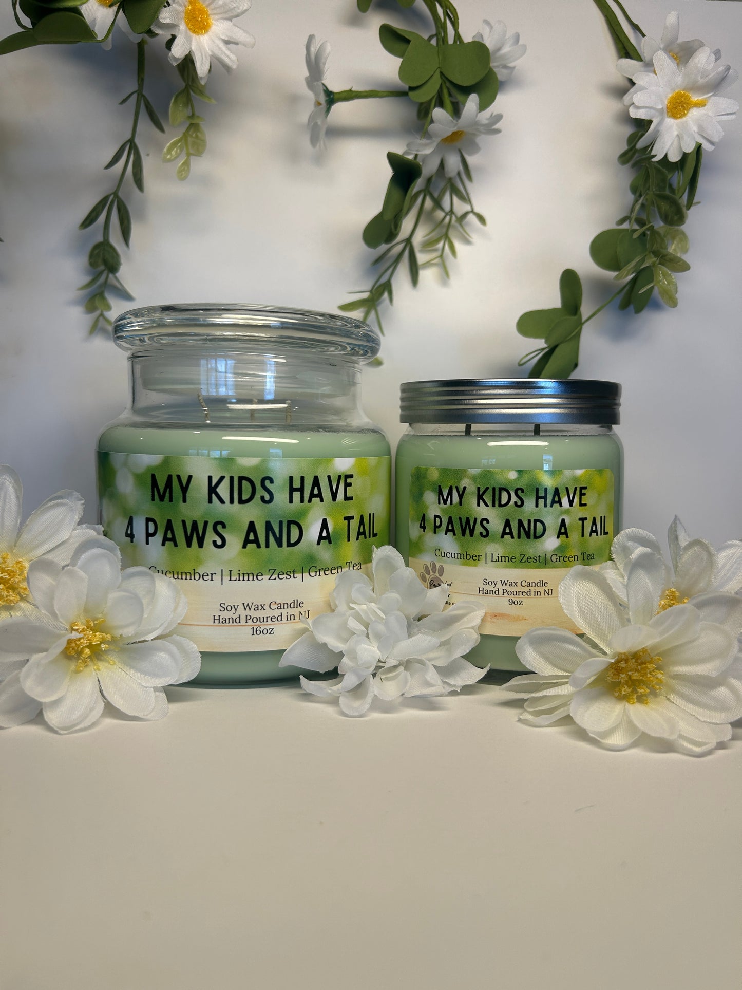 My Kids have 4 Paws and a Tail 16oz Soy Wax Candle