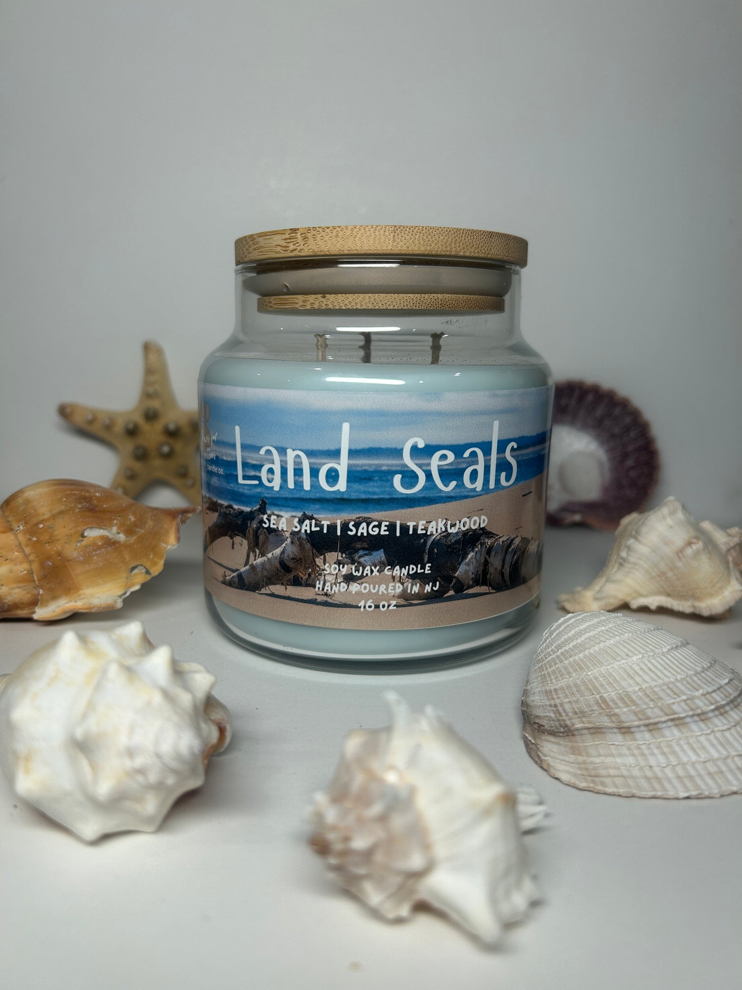Land Seals 16oz Soy Wax Candle
