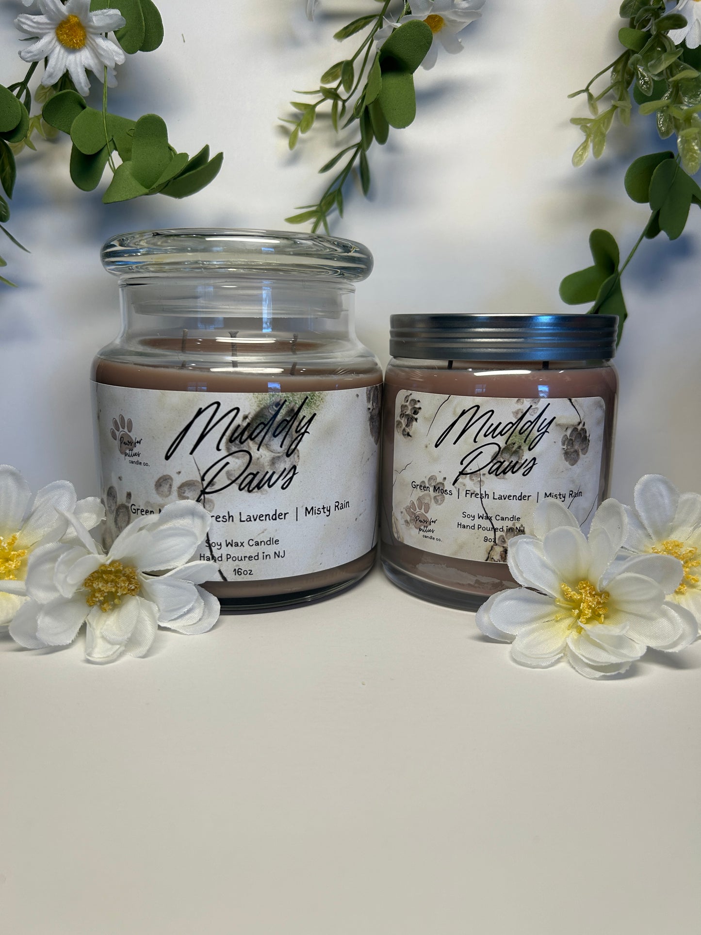 Muddy Paws 16oz Soy Wax Candle