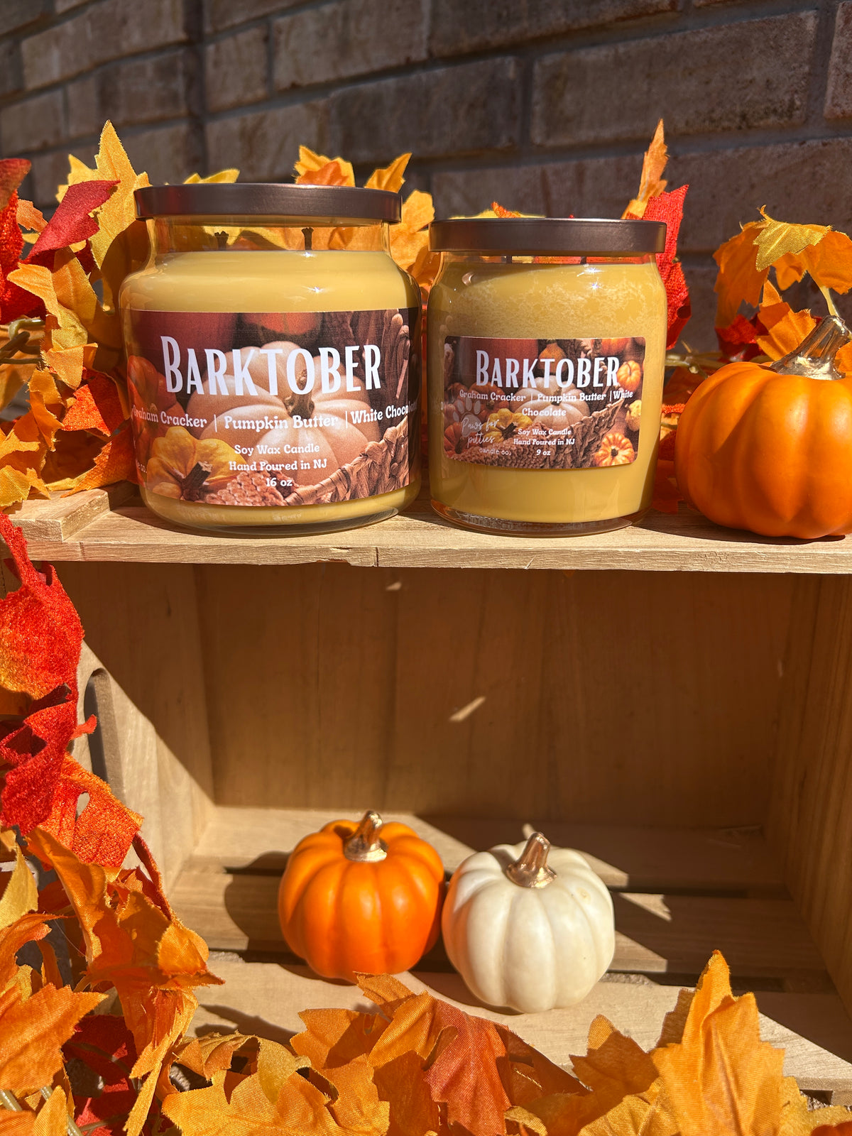 Barktober 9oz Soy Wax Candle