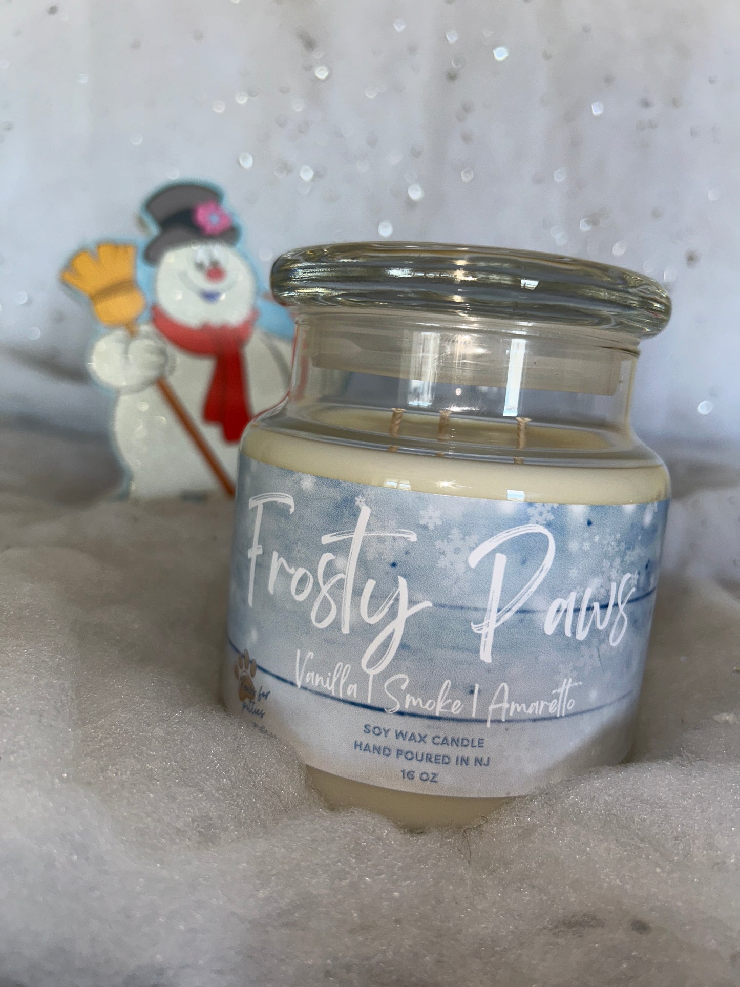 Frosty Paws 16oz Soy Wax Candle