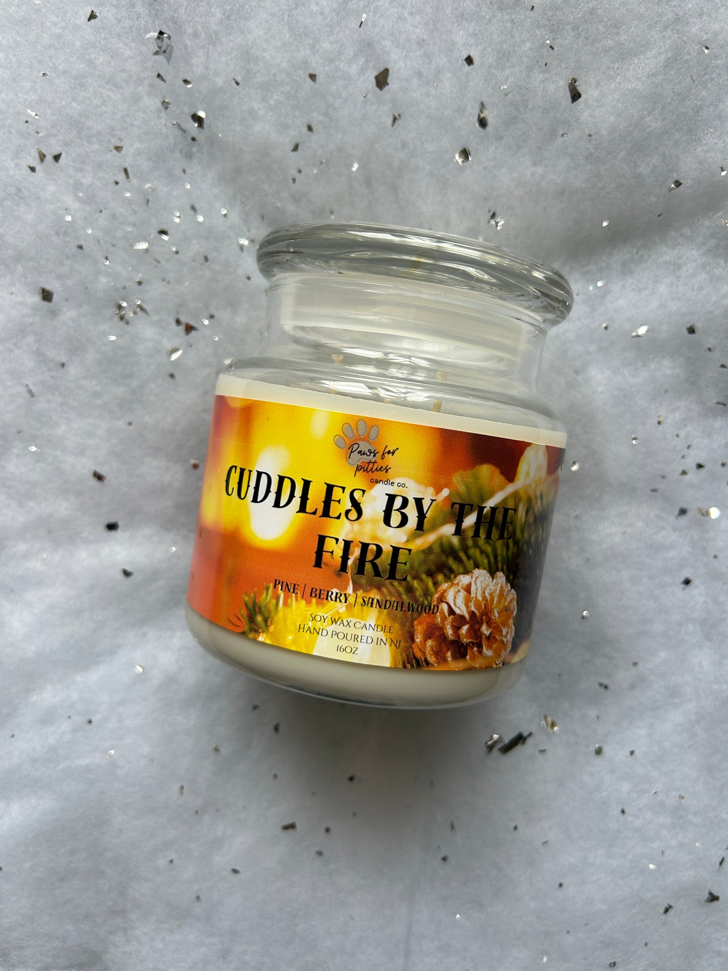 Cuddles by the Fire 16oz Soy Wax Candle