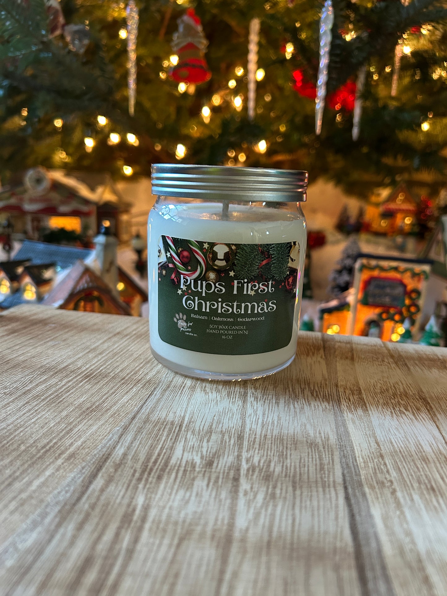 Pups First Christmas 9oz Soy Wax Candle