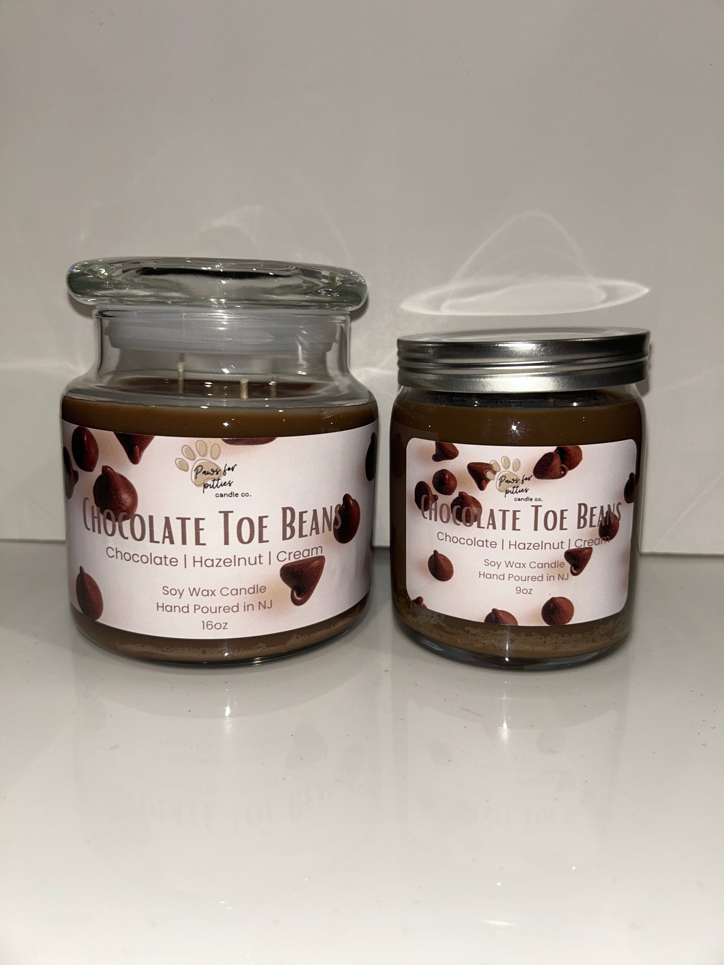 Chocolate Toe Beans Soy Wax Candle