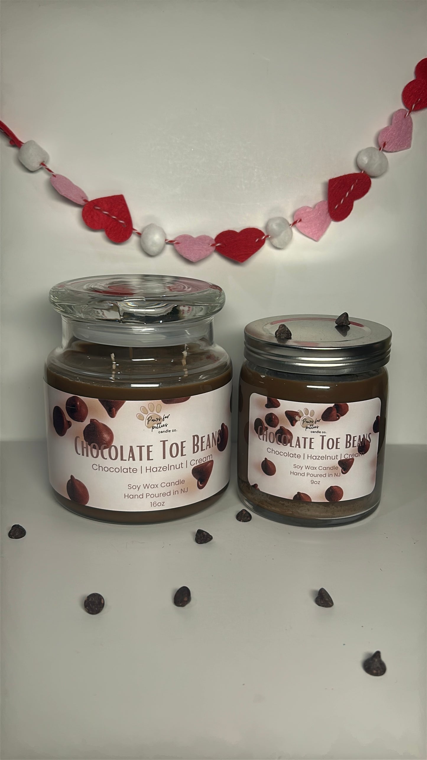 Chocolate Toe Beans Soy Wax Candle