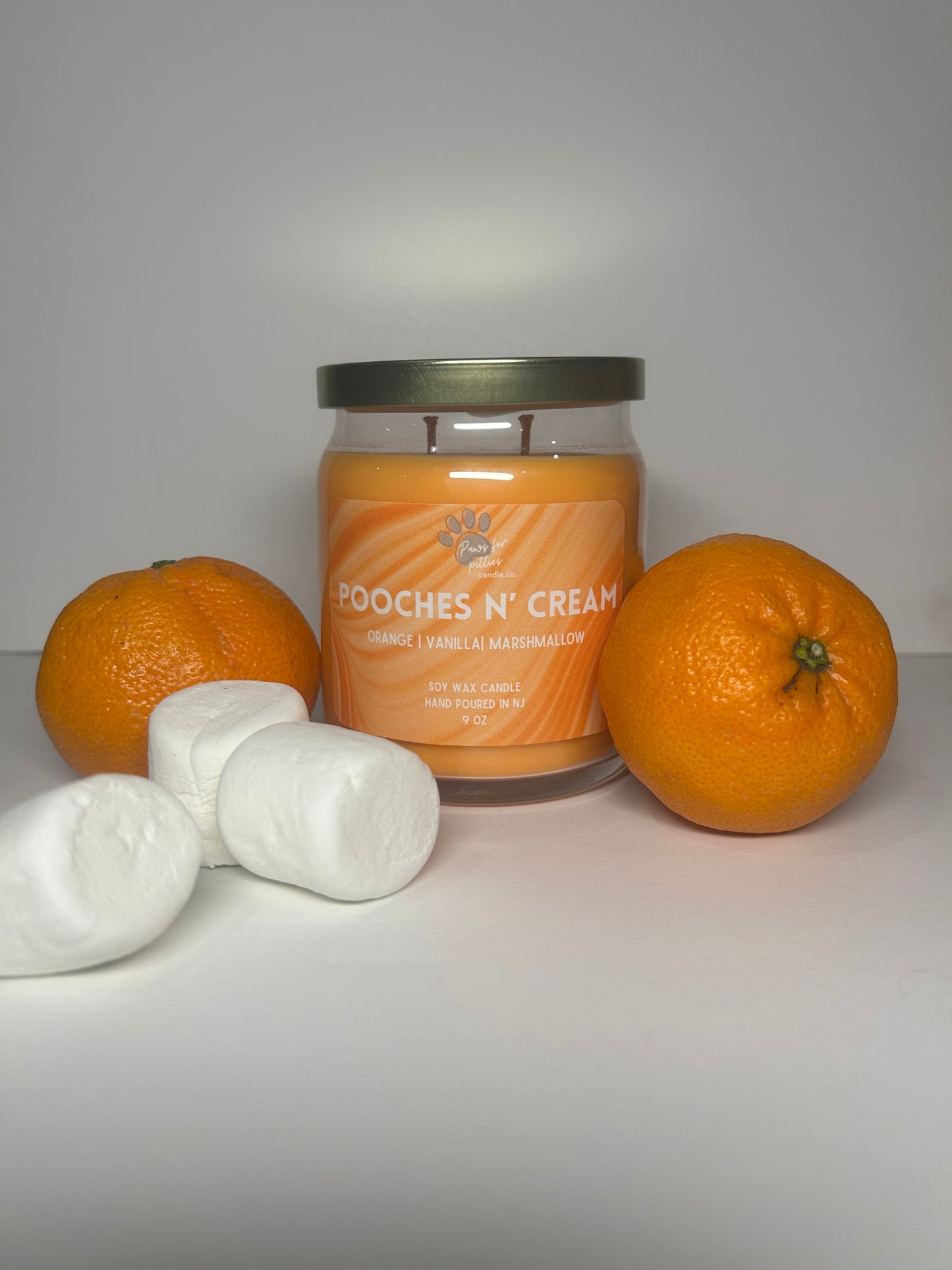 Pooches N’ Cream 9oz Soy Wax Candle