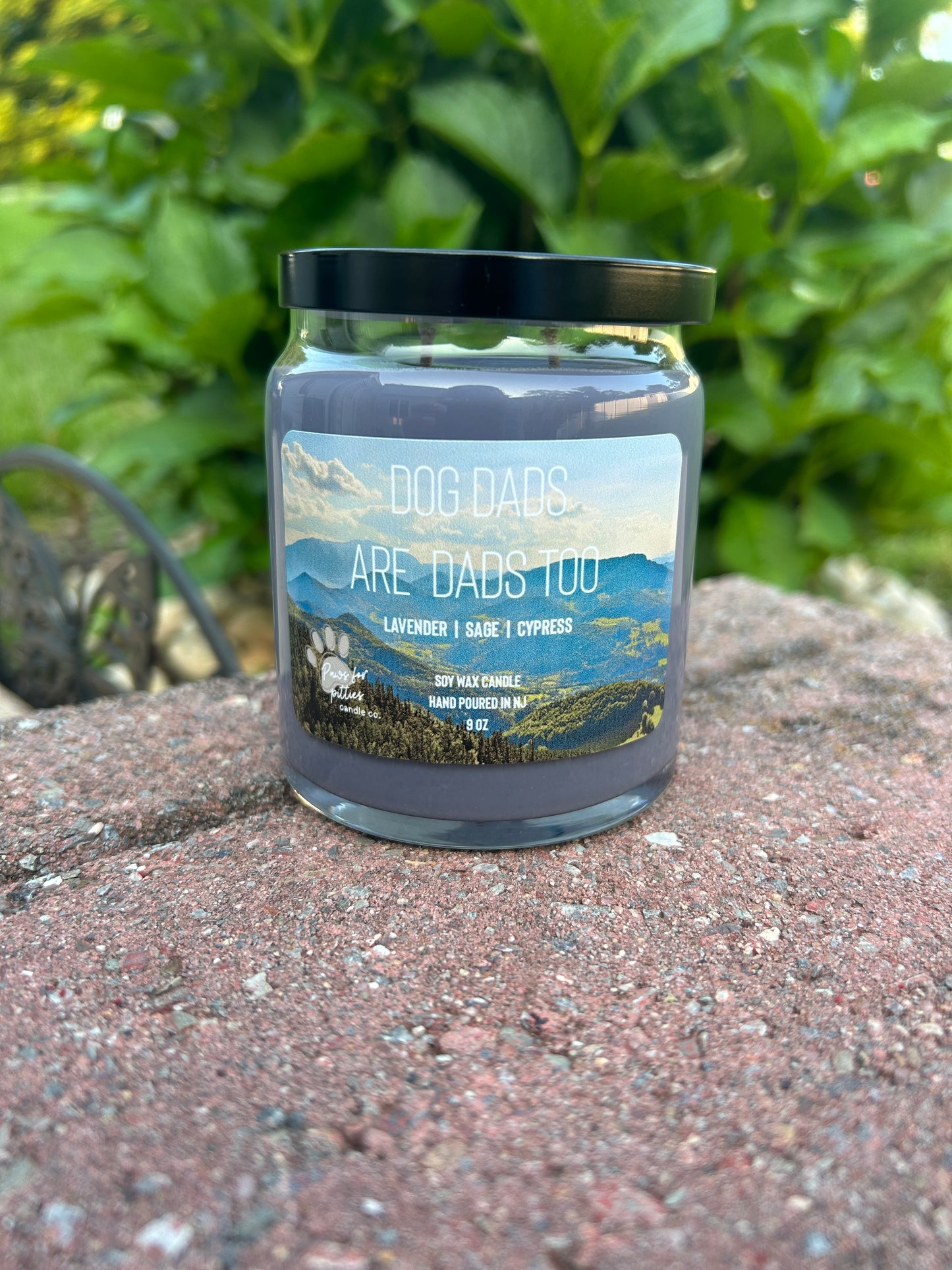 Dog Dads are Dads too 9oz Soy Wax Candle