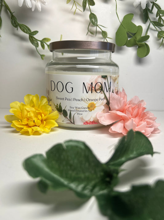 Dog Mom 16oz Soy Wax Candle