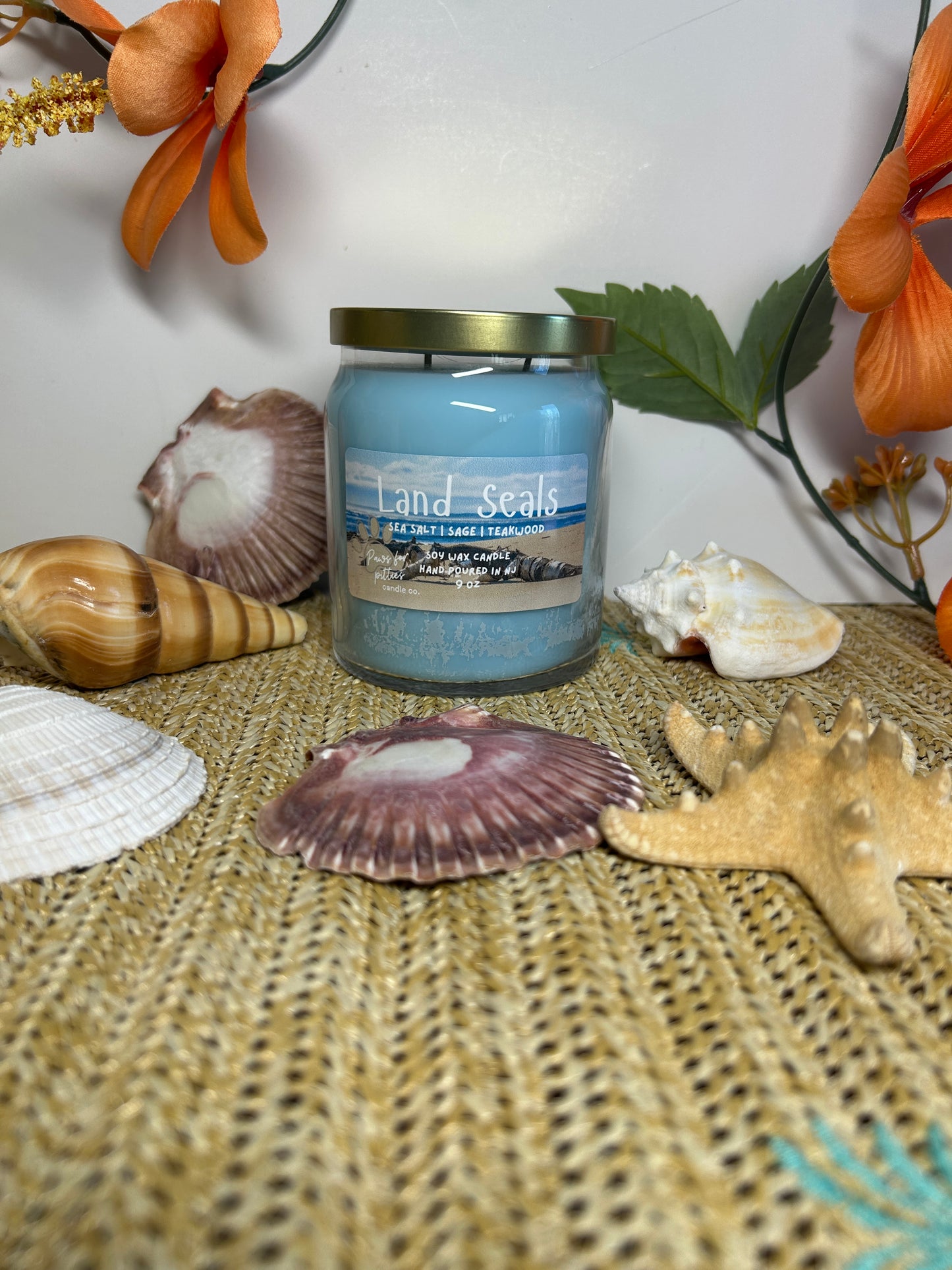 Land Seals 9oz Soy Wax Candle