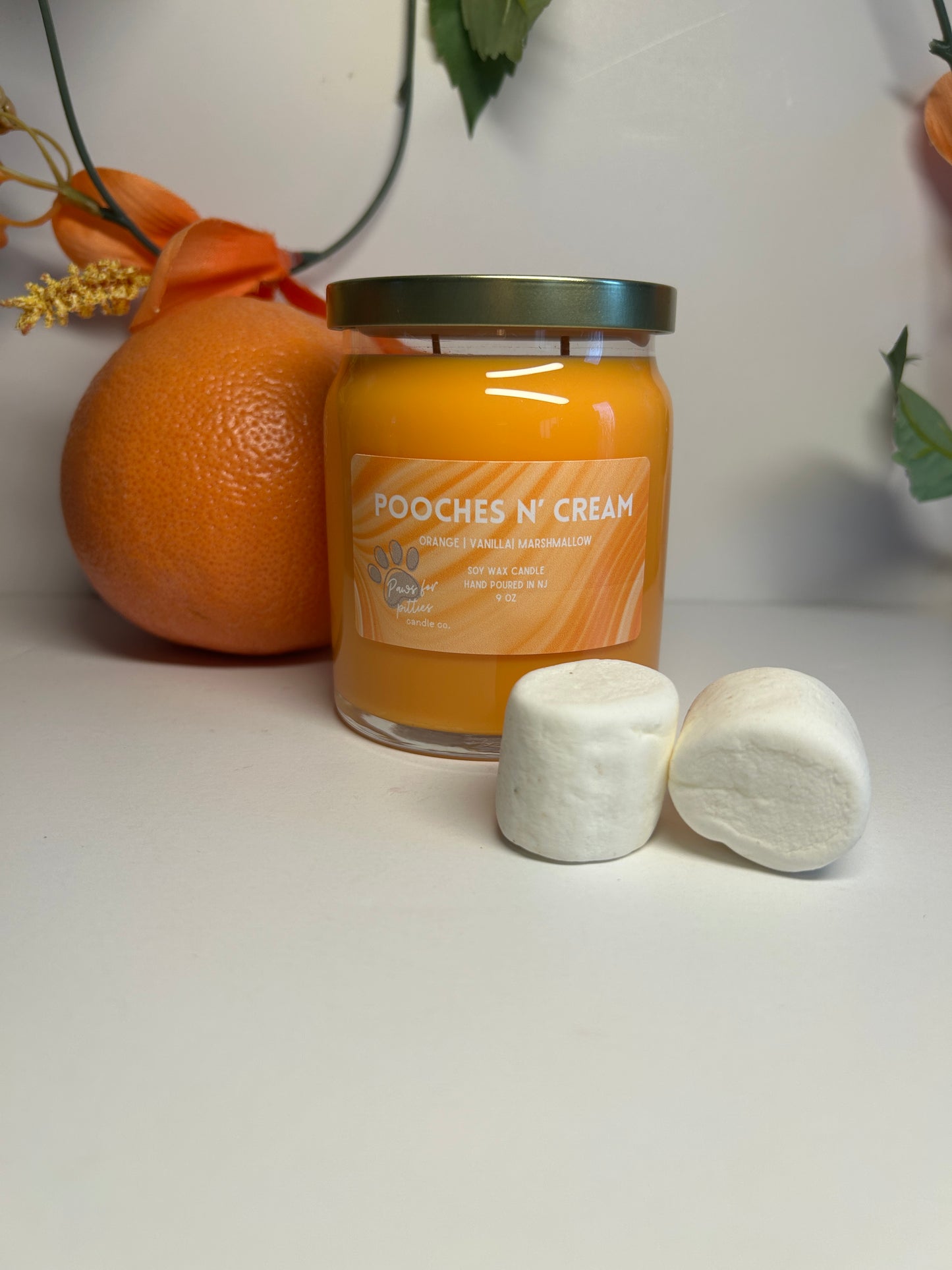 Pooches N’ Cream 9oz Soy Wax Candle