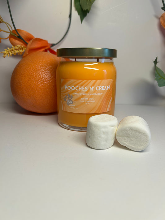Pooches N’ Cream 9oz Soy Wax Candle