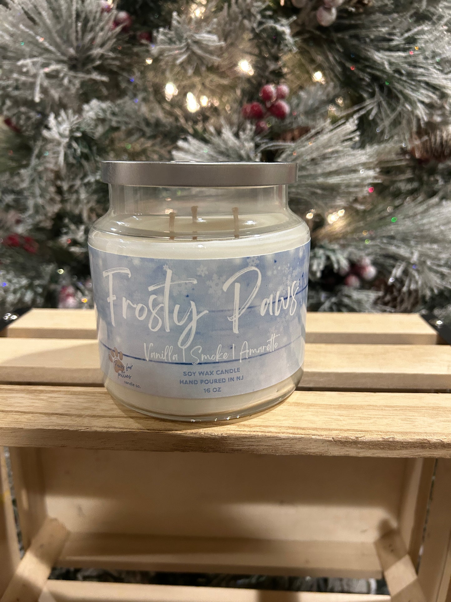Frosty Paws 16oz Soy Wax Candle