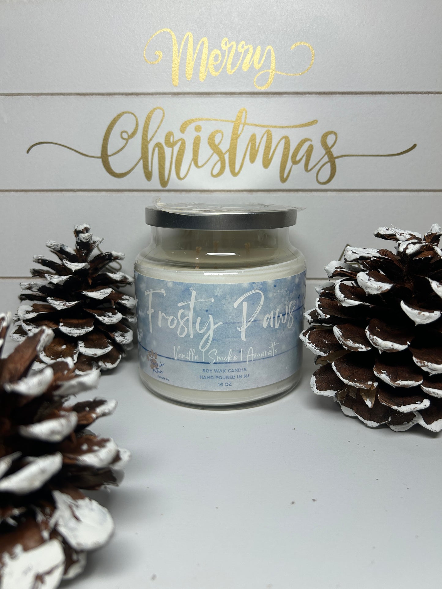 Frosty Paws 16oz Soy Wax Candle