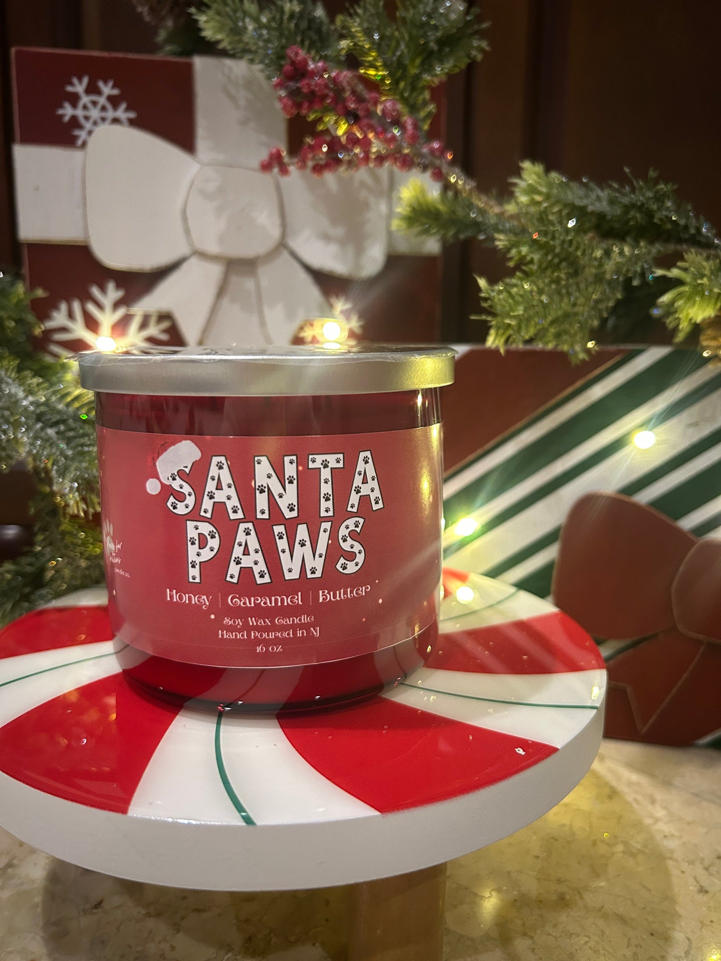 Santa Paws 16oz Soy Wax Candle