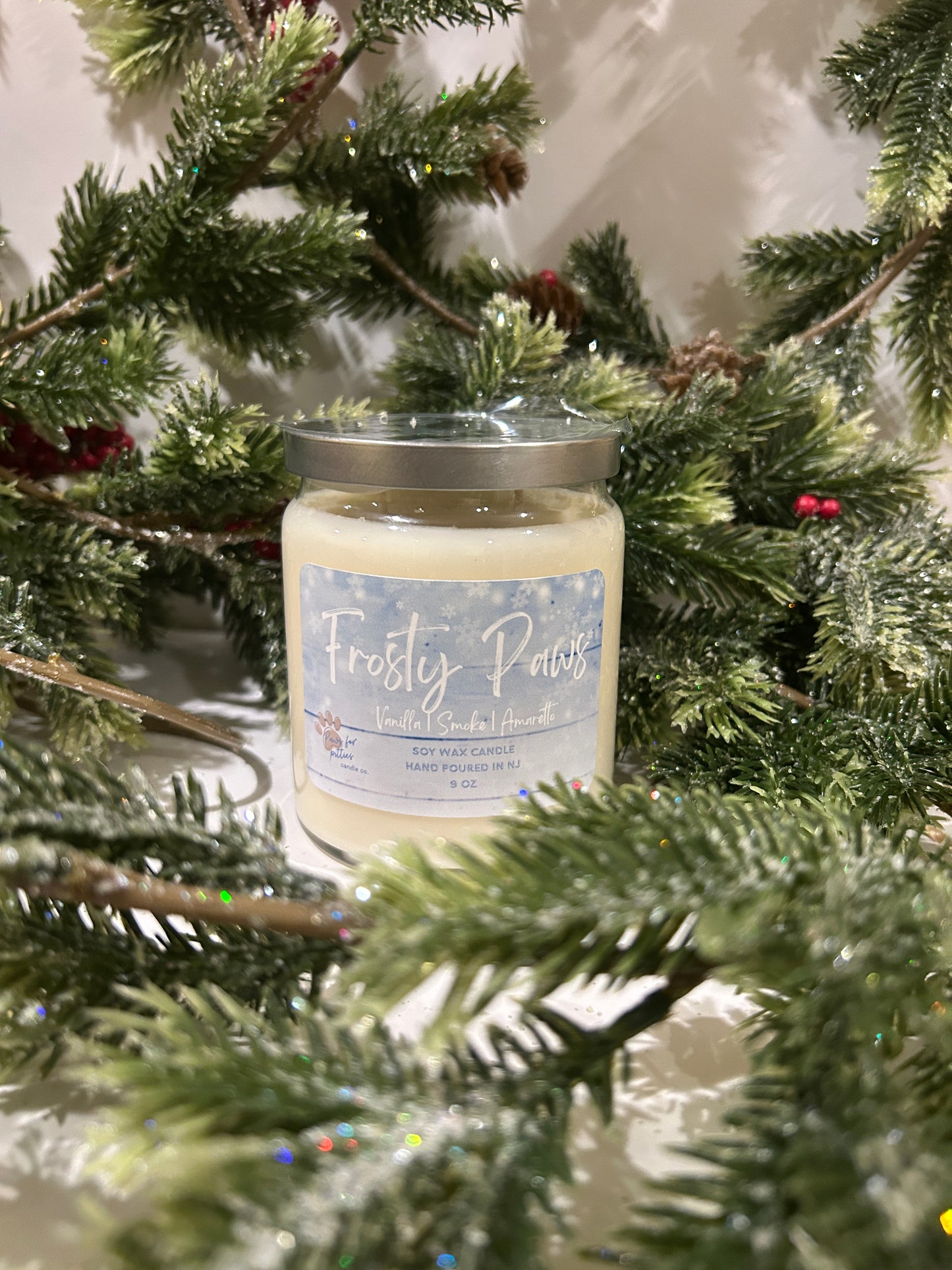 Frosty Paws 9oz Soy Wax Candle