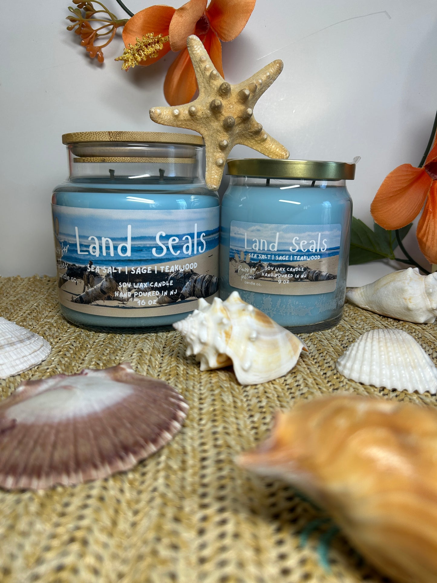 Land Seals 9oz Soy Wax Candle