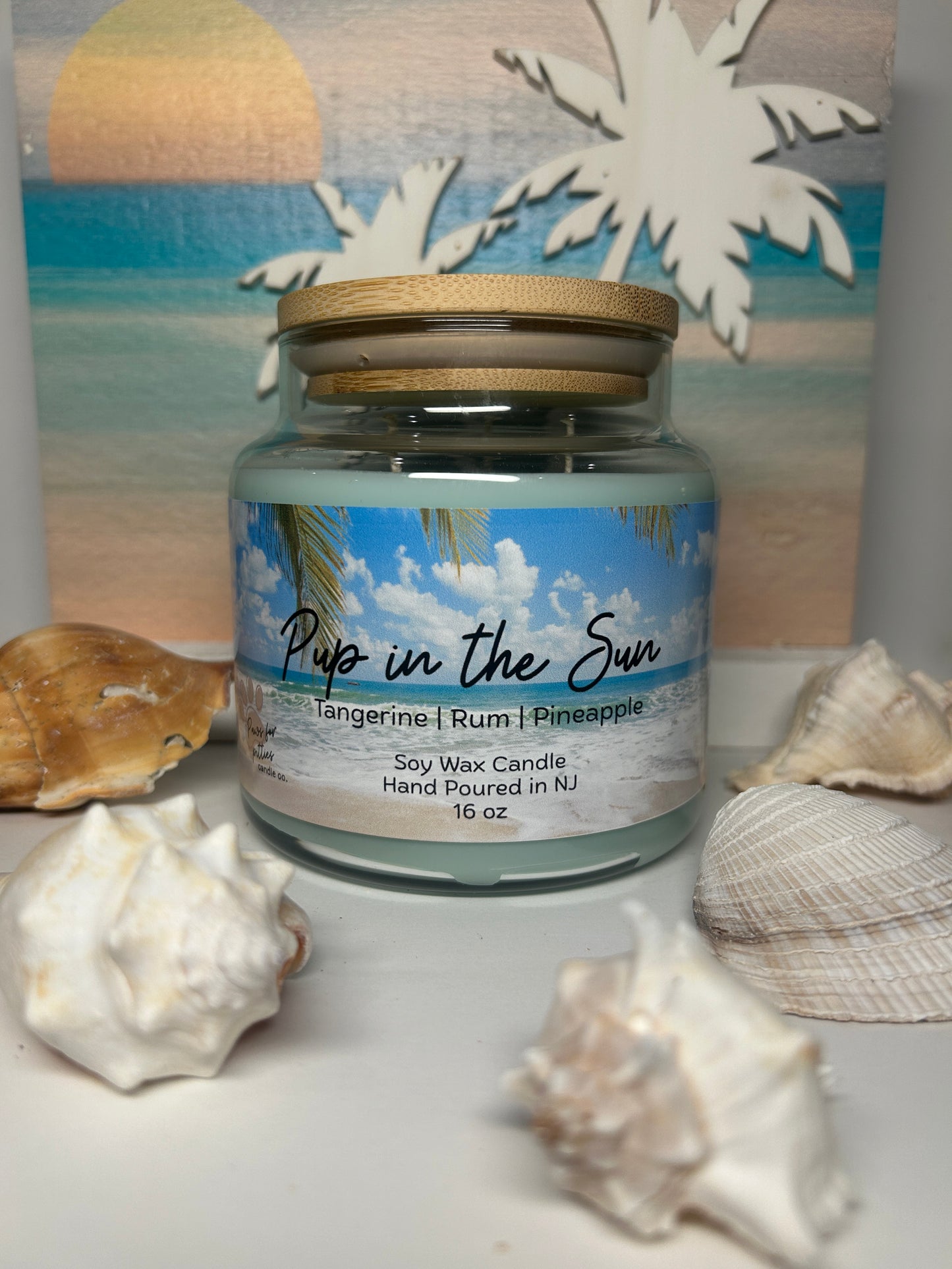 Pup in the Sun 16oz Soy Wax Candle