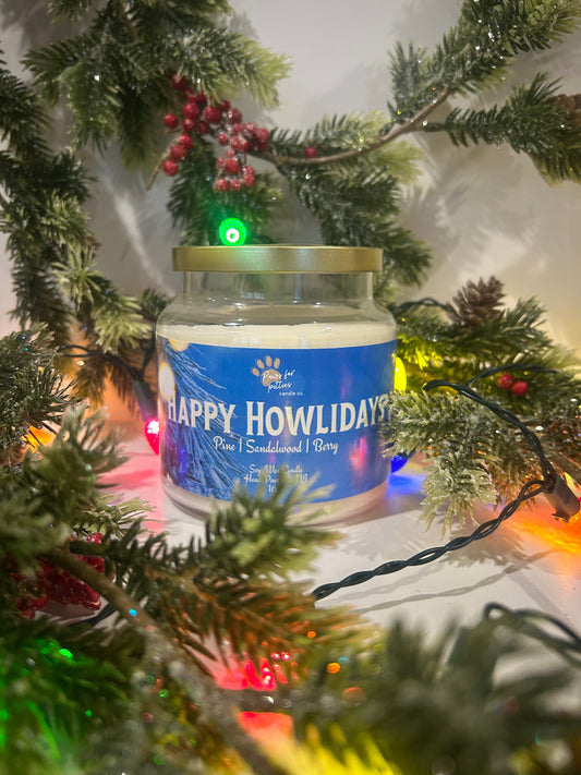 Happy Howlidays 16oz Soy Wax Candle