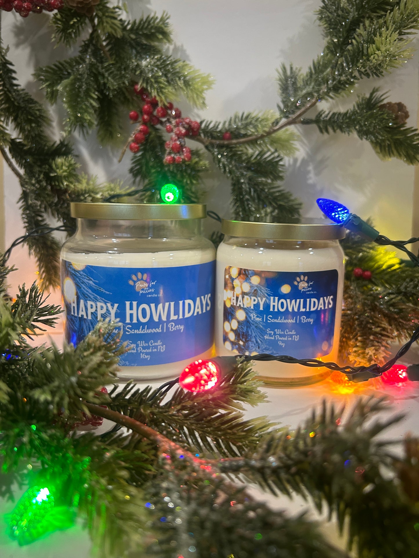 Happy Howlidays 9oz Soy Wax Candle