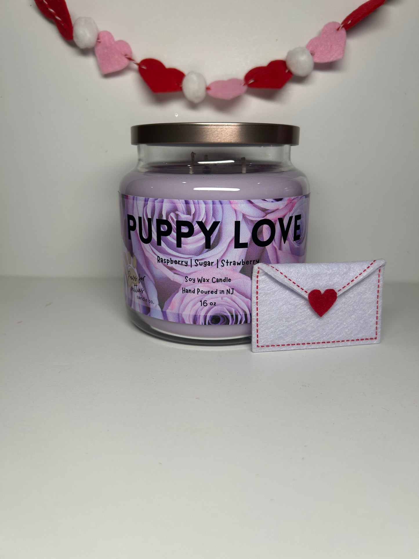 Puppy Love 16oz Soy Wax Candle