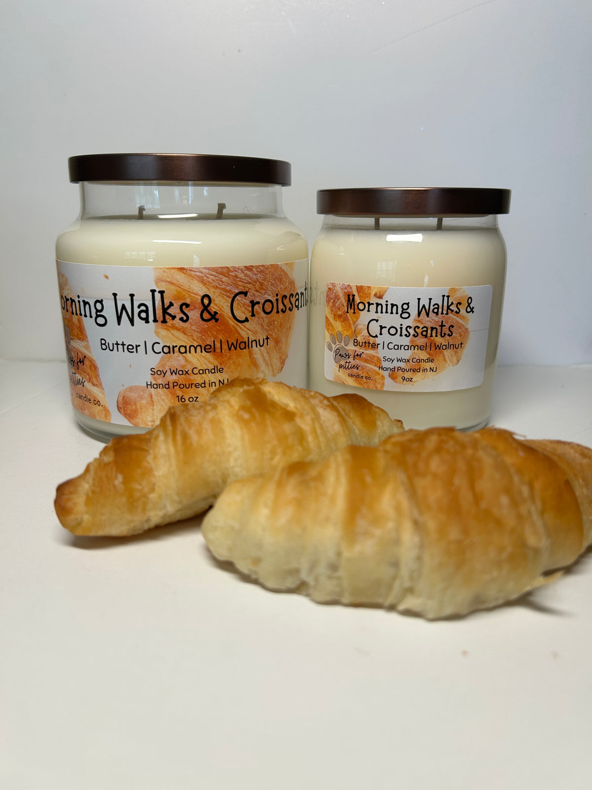 Morning Walks & Croissants 9oz Soy Wax Candle