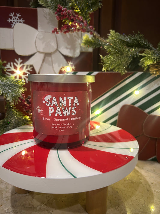 Santa Paws 9oz Soy Wax Candle