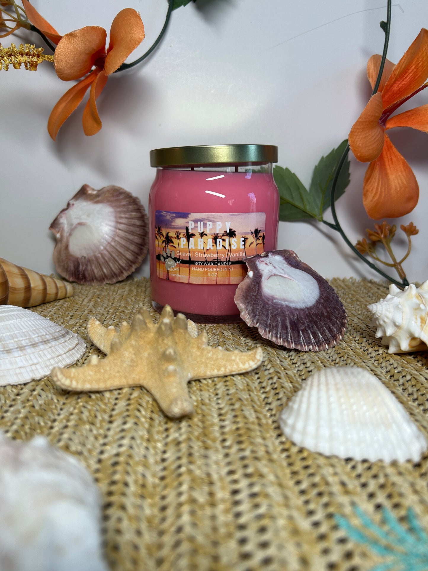 Puppy Paradise 9oz Soy Wax Candle