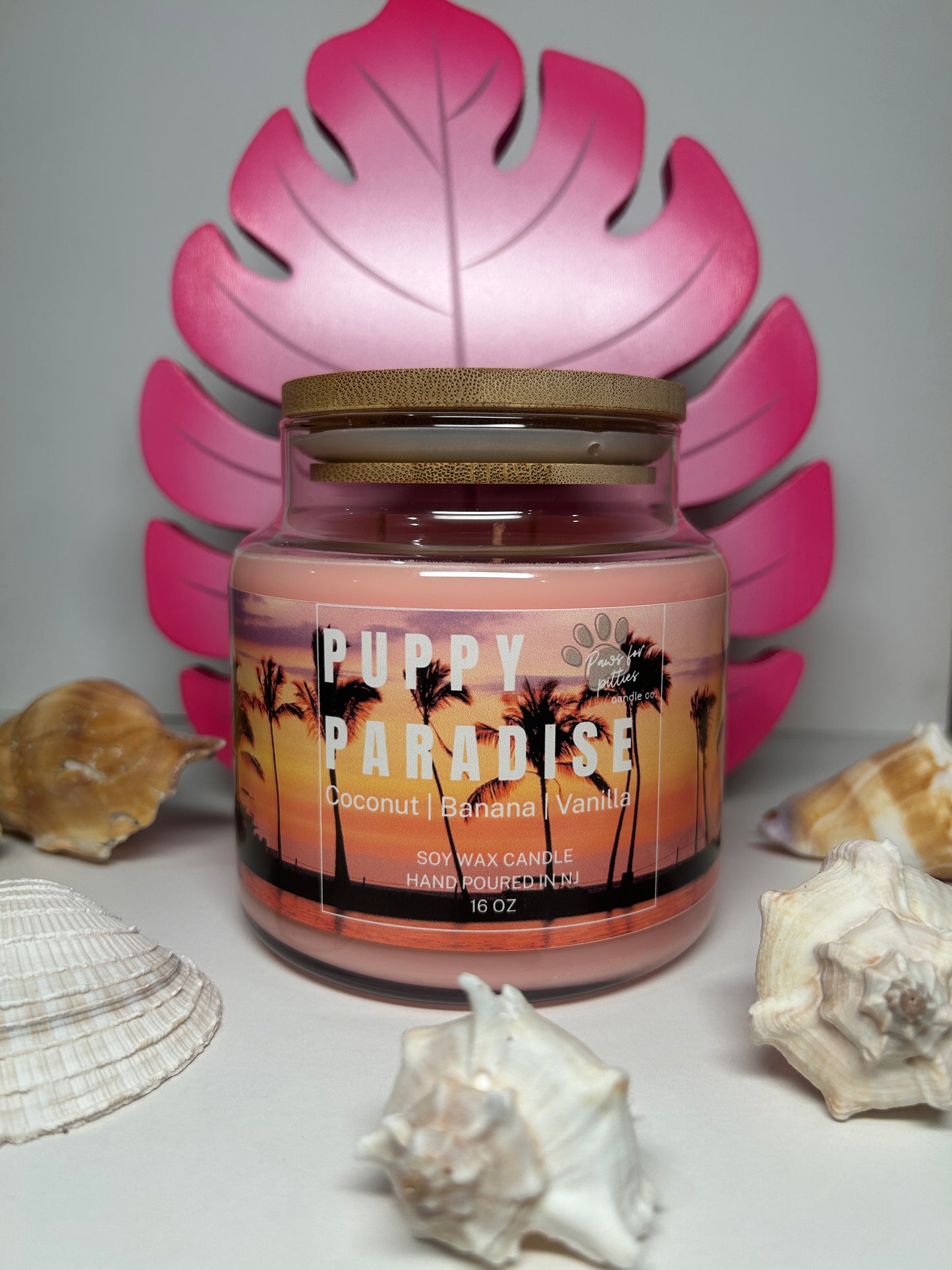 Puppy Paradise 16oz Soy Wax Candle