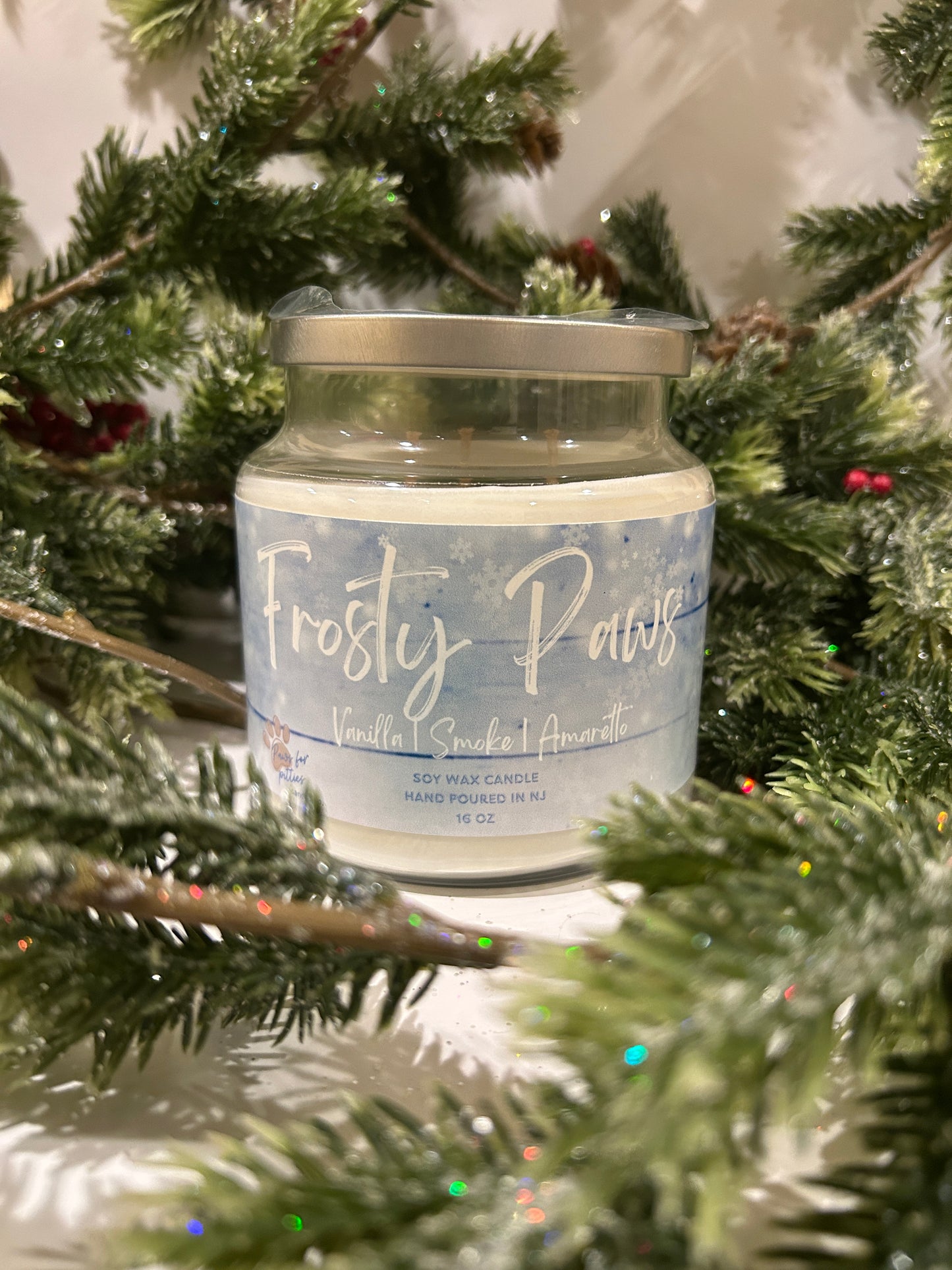 Frosty Paws 16oz Soy Wax Candle