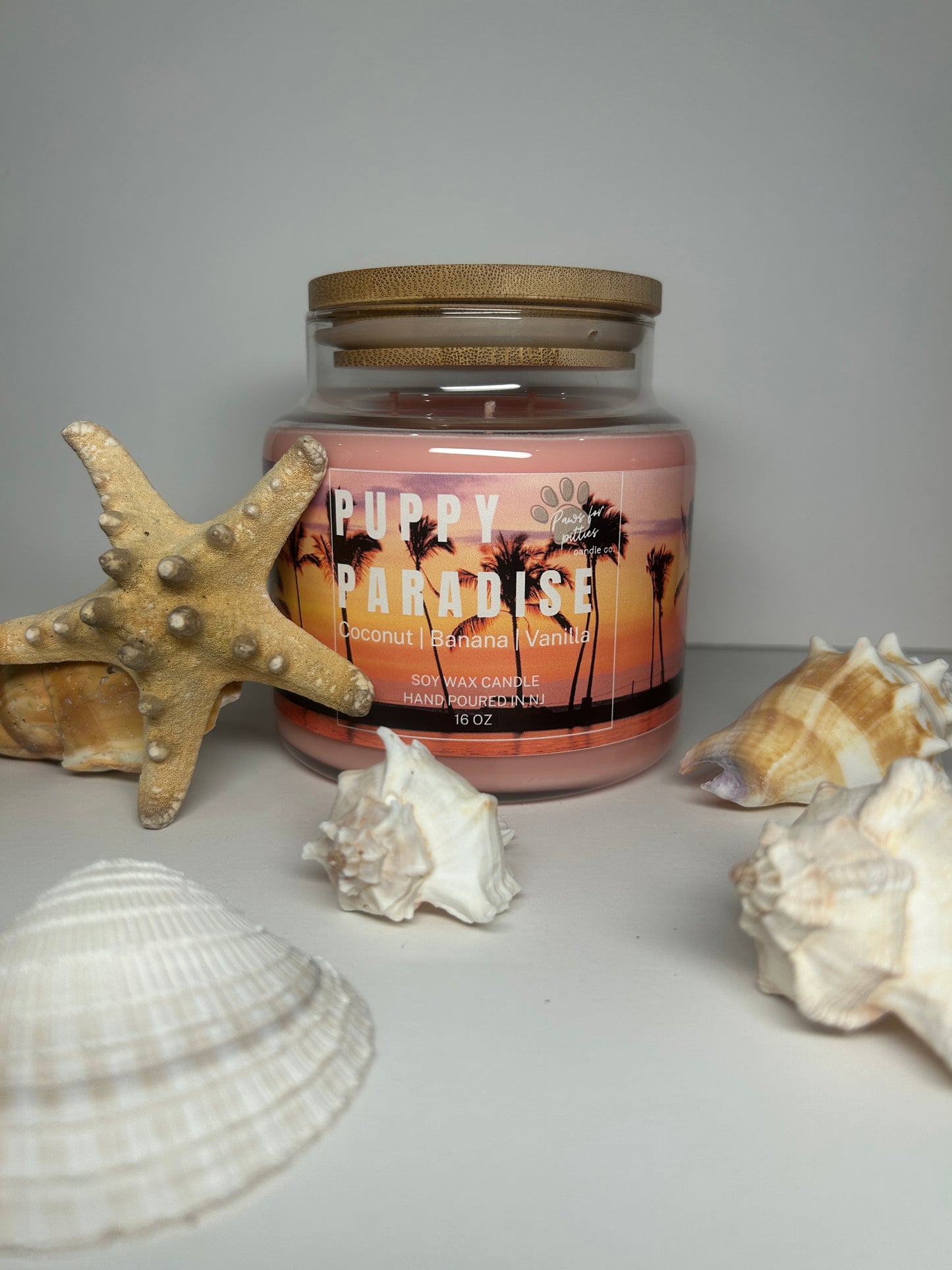 Puppy Paradise 16oz Soy Wax Candle