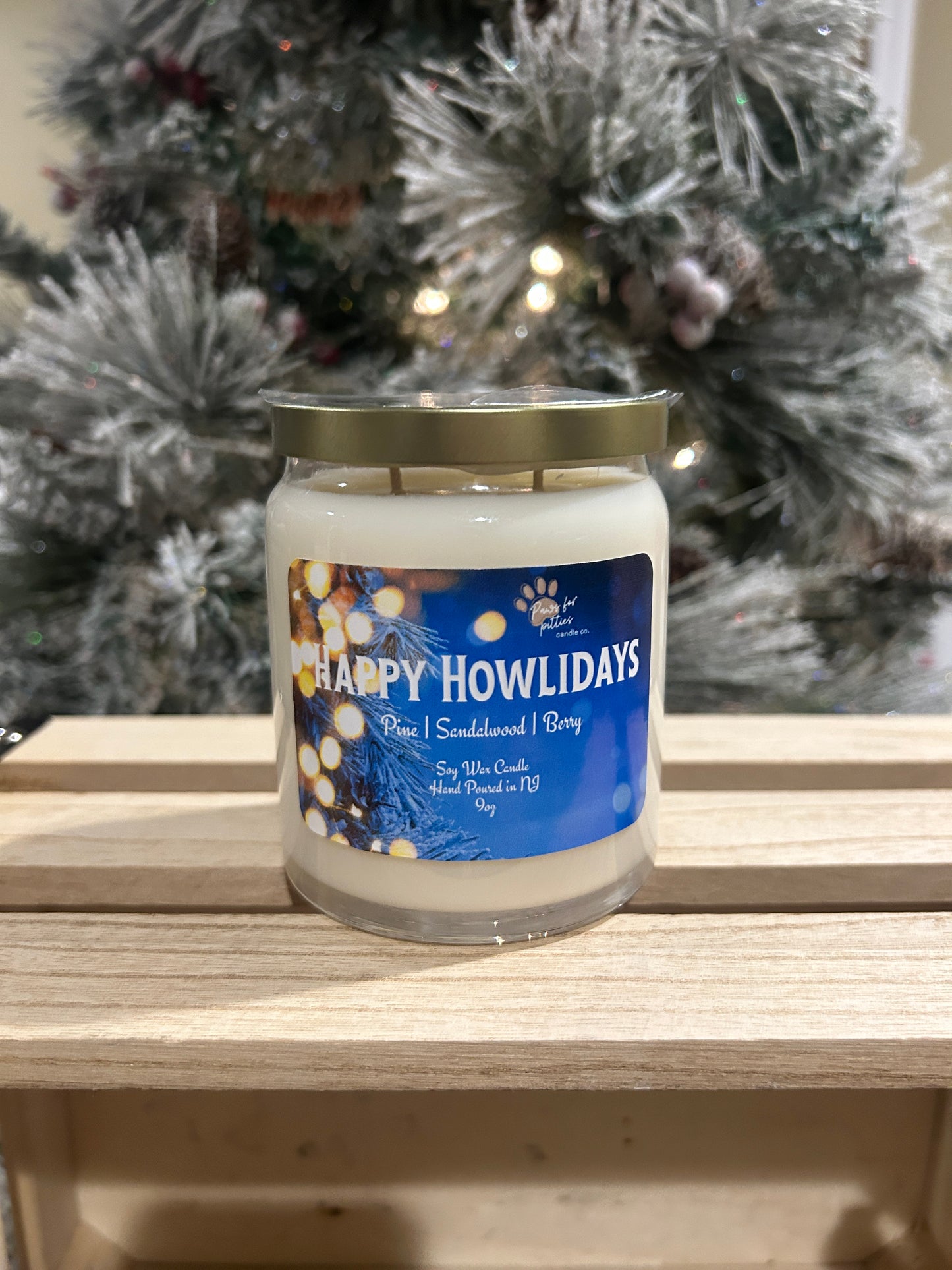 Happy Howlidays 9oz Soy Wax Candle