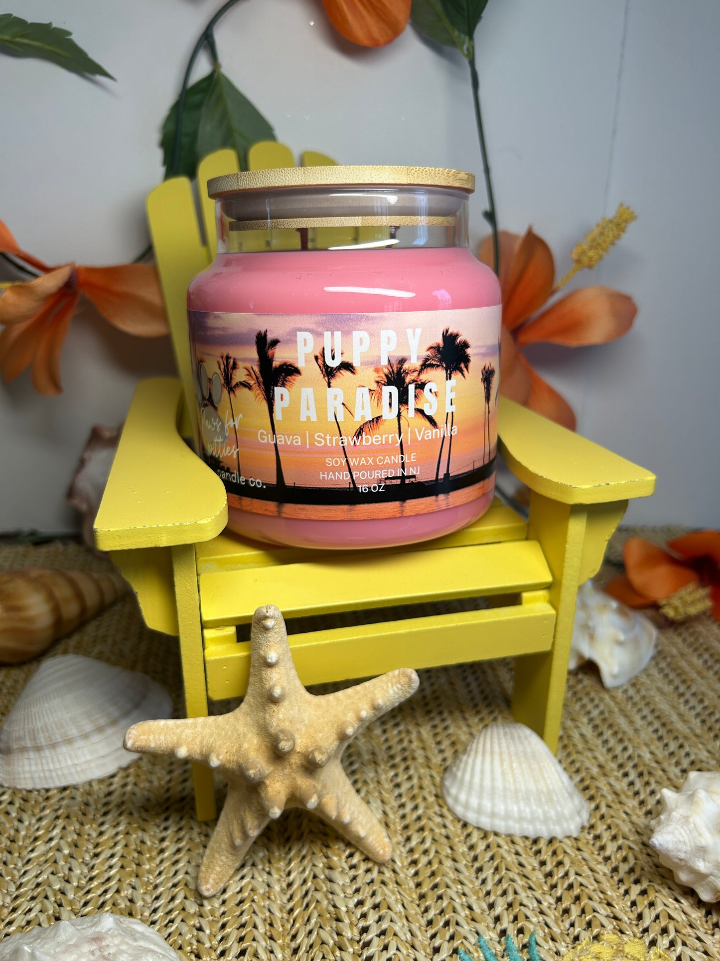 Puppy Paradise 16oz Soy Wax Candle