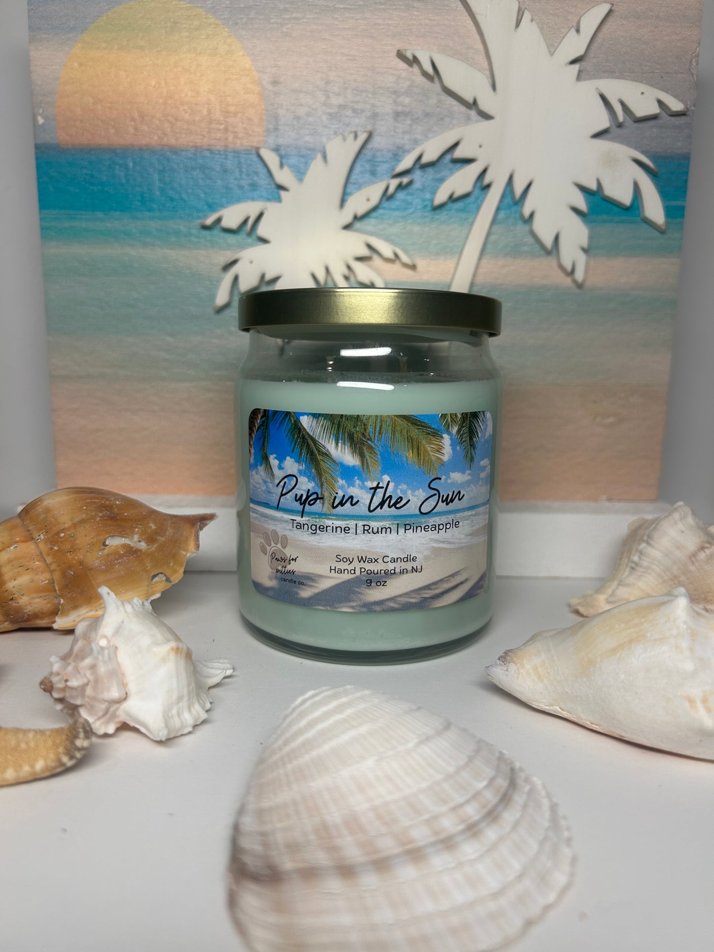 Pup in the Sun 9oz Soy Wax Candle