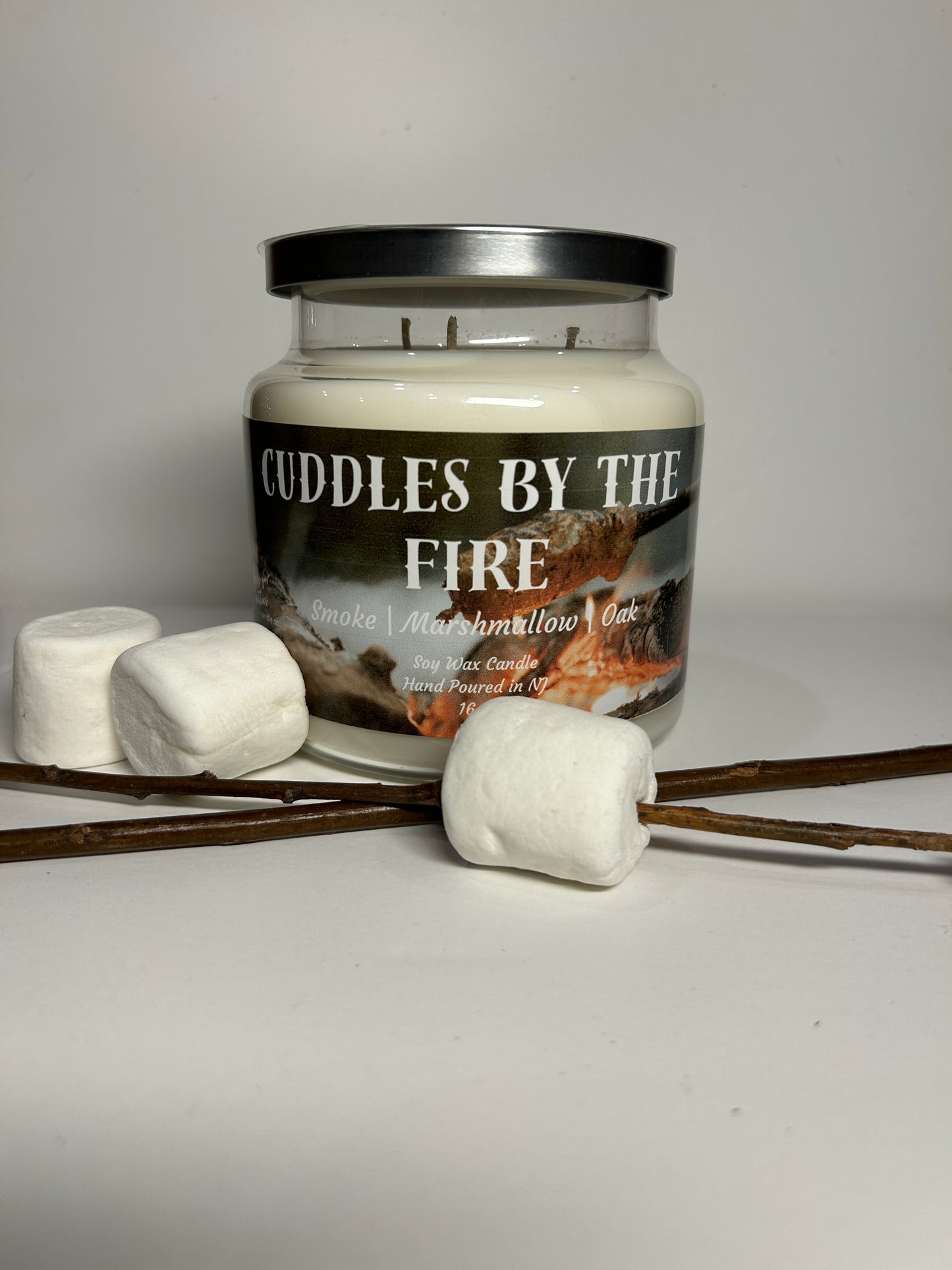 Cuddles by the Fire 16oz Soy Wax Candle