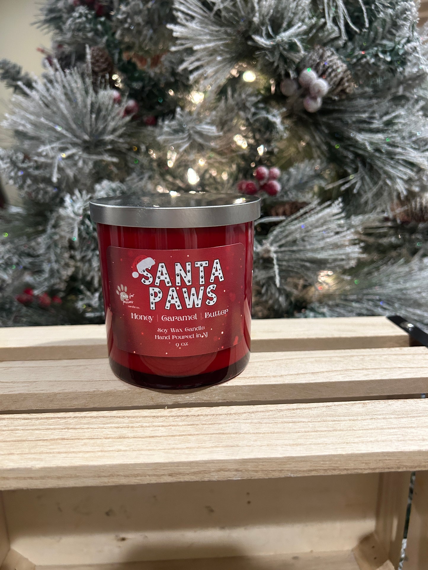 Santa Paws 9oz Soy Wax Candle