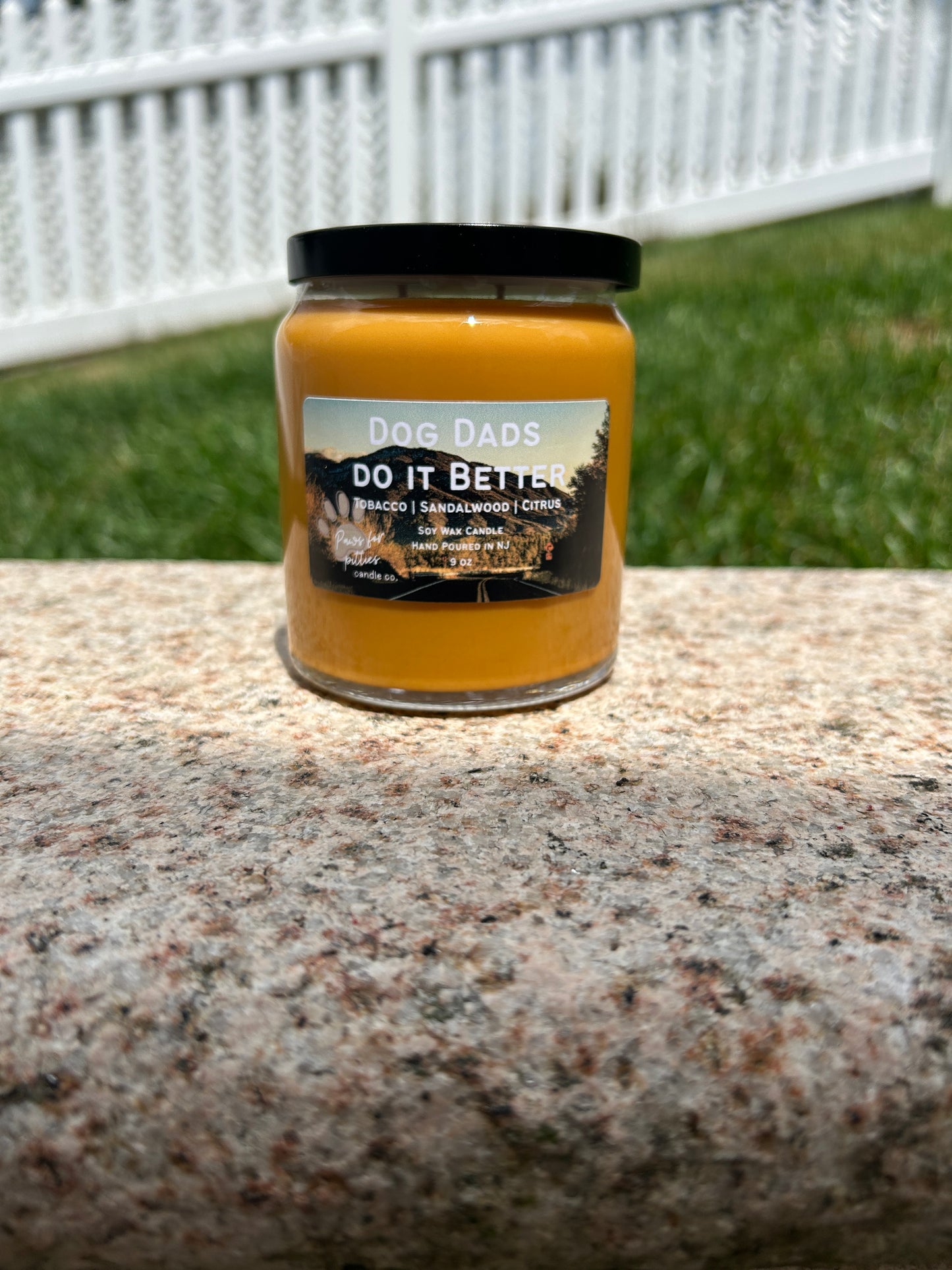 Dog Dads do it Better 9oz Soy Wax Candle