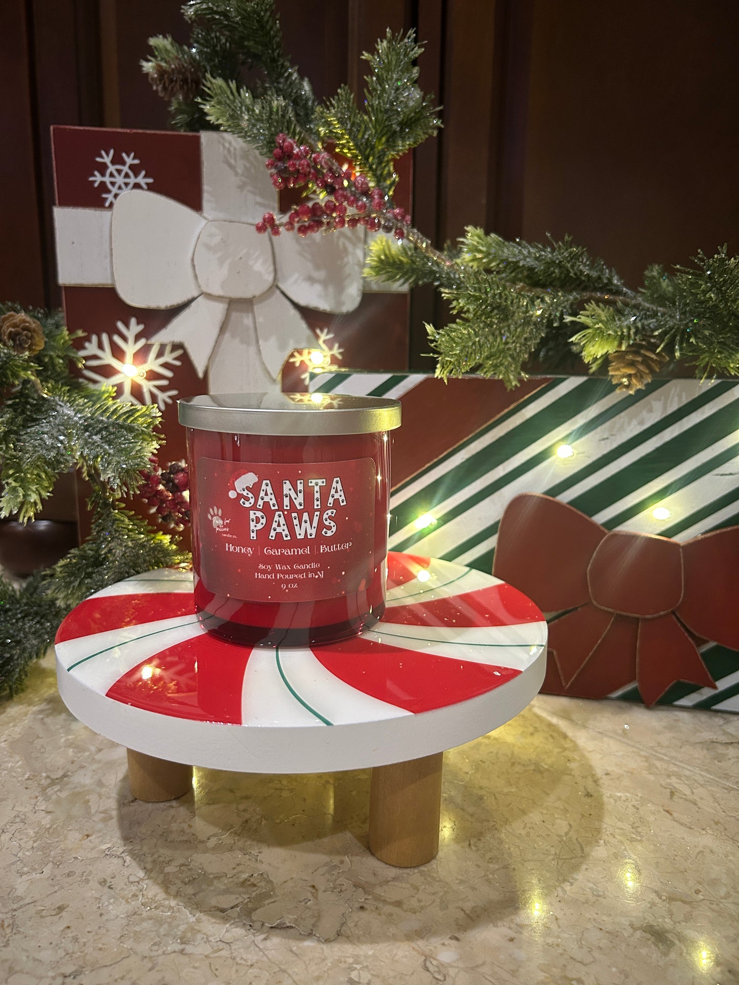 Santa Paws 9oz Soy Wax Candle