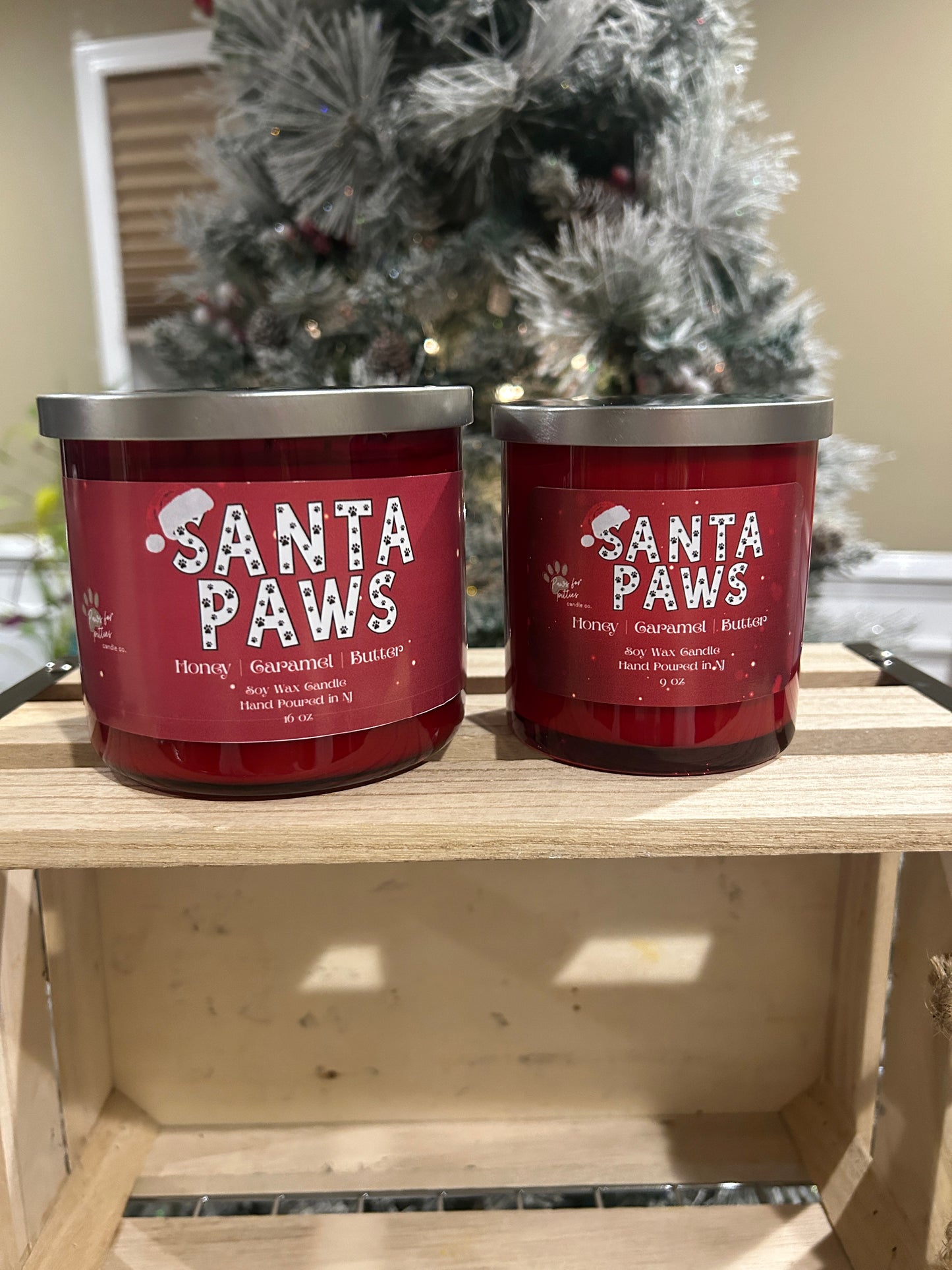 Santa Paws 9oz Soy Wax Candle